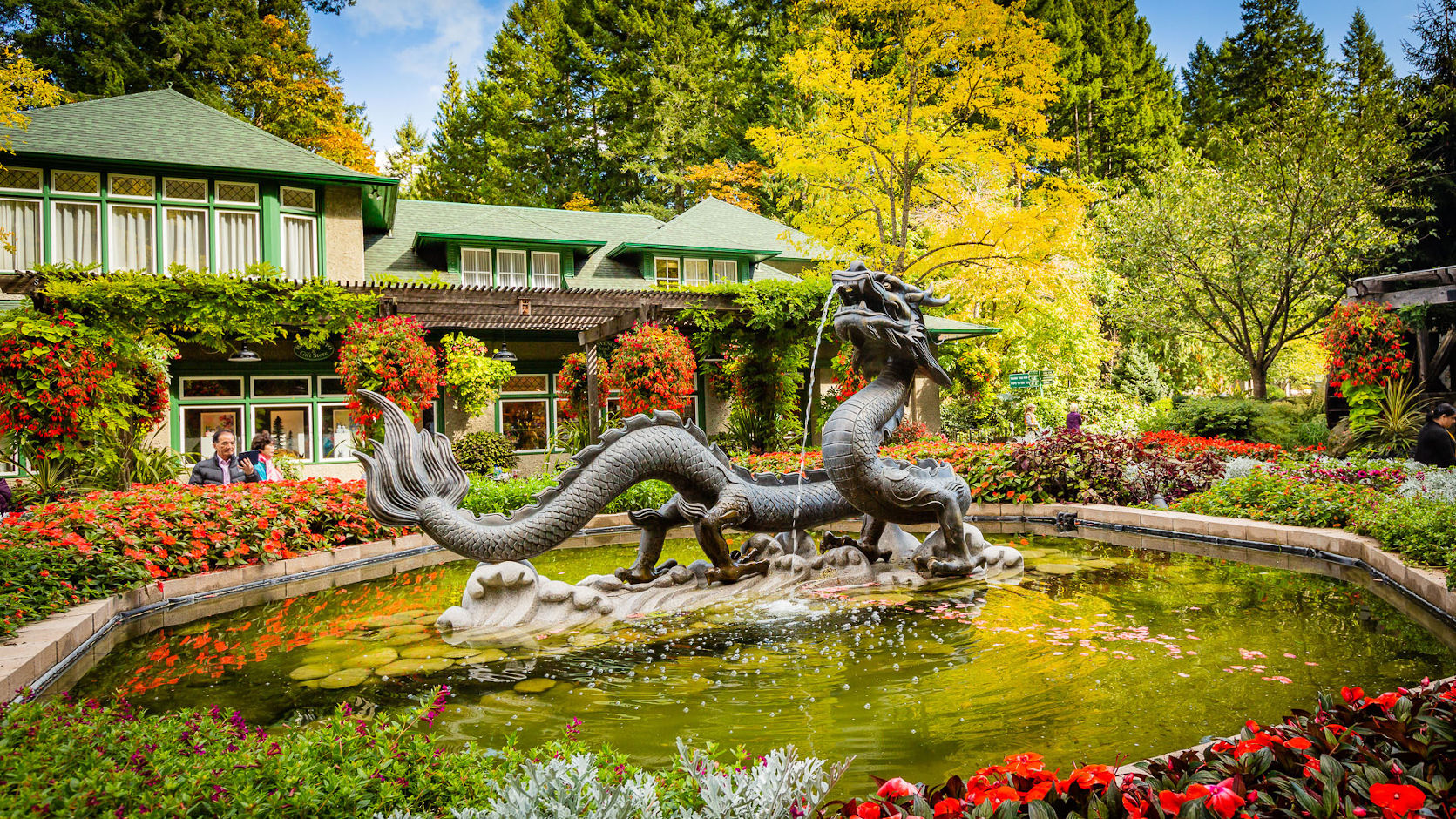 Dragon at Butchart Gardens